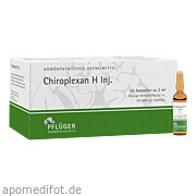 Bild für CHIROPLEXAN H INJ - 50X2 Milliliter von A.Pflüger GmbH & Co. KG Bild für Bild für CHIROPLEXAN H INJ - 50X2 Milliliter von A.Pflüger GmbH & Co. KG