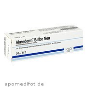 Bild für AKNEDERM SALBE NEU - 30 Gramm von gepepharm GmbH Bild für Bild für AKNEDERM SALBE NEU - 30 Gramm von gepepharm GmbH