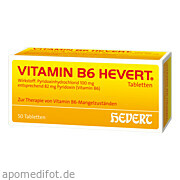 Bild für VITAMIN B6 HEVERT - 50 Stück von Hevert Arzneimittel GmbH & Co. KG Bild für Bild für VITAMIN B6 HEVERT - 50 Stück von Hevert Arzneimittel GmbH & Co. KG