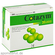 Bild für COTAZYM 20000 - 200 Stück von CHEPLAPHARM Arzneimittel GmbH Bild für Bild für COTAZYM 20000 - 200 Stück von CHEPLAPHARM Arzneimittel GmbH