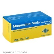 MAGNESIUM VERLA KAUTABLETT Verla-Pharm Arzneimittel
