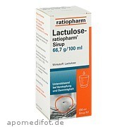 Lactulose Ratiopharm Sirup ratiopharm GmbH