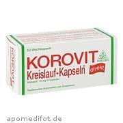 Bild für Korovit Kreislauf-Kapseln - 50 Stück von ROBUGEN GmbH Pharmazeutische Fabrik Bild für Bild für Korovit Kreislauf-Kapseln - 50 Stück von ROBUGEN GmbH Pharmazeutische Fabrik