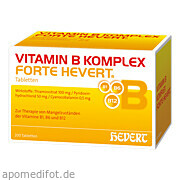 Vitamin B - Komplex forte Hevert Hevert Arzneimittel GmbH & Co.  Kg