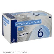 NovoFine 6mm 32g Tip etw Novo Nordisk Pharma GmbH