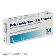 Reisetabletten - 1 A Pharma 1 A Pharma GmbH