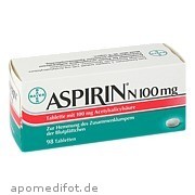 Aspirin N 100mg Bayer Vital GmbH Gb Pharma