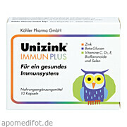 Bild für Unizink Immun Plus - 1X10 Stück von Köhler Pharma GmbH Bild für Bild für Unizink Immun Plus - 1X10 Stück von Köhler Pharma GmbH