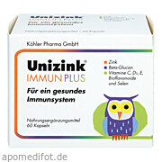 Bild für Unizink Immun Plus - 1X60 Stück von Köhler Pharma GmbH Bild für Bild für Unizink Immun Plus - 1X60 Stück von Köhler Pharma GmbH
