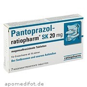 Bild für Bild für Pantoprazol-ratiopharm SK 20mg magensaftres. Tbl. - 7&nbsp;Stück von ratiopharm GmbH