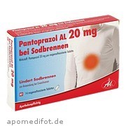 Bild für Pantoprazol AL 20mg bei Sodbrennen - 14 Stück von ALIUD Pharma GmbH Bild für Bild für Pantoprazol AL 20mg bei Sodbrennen - 14 Stück von ALIUD Pharma GmbH