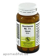 Bild für BIOCHEMIE 11 SILICEA D12 - 100 Stück von NESTMANN Pharma GmbH Bild für Bild für BIOCHEMIE 11 SILICEA D12 - 100 Stück von NESTMANN Pharma GmbH