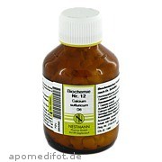 Bild für Bild für BIOCHEMIE 12 CALC SULF D 6 - 400&nbsp;Stück von NESTMANN Pharma GmbH