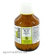 Bild für Bild für BIOCHEMIE 12 CALC SULF D12 - 400&nbsp;Stück von NESTMANN Pharma GmbH