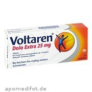 Voltaren Dolo Extra 25 mg überzogene Tabletten GlaxoSmithKline Consumer Healthcare
