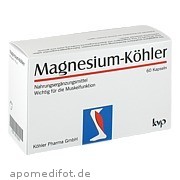 Bild für Magnesium-Köhler - 1X60 Stück von Köhler Pharma GmbH Bild für Bild für Magnesium-Köhler - 1X60 Stück von Köhler Pharma GmbH
