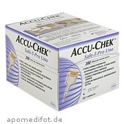 Accu - Chek Safe - T - Pro Uno Ii Roche Diabetes Care Deutschland GmbH