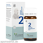 Bild für Biochemie Pflüger Nr. 2 Calcium phosphoricum D 6 - 100 Stück von A.Pflüger GmbH & Co. KG Bild für Bild für Biochemie Pflüger Nr. 2 Calcium phosphoricum D 6 - 100 Stück von A.Pflüger GmbH & Co. KG