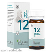 Bild für Biochemie Pflüger Nr. 12 Calcium sulfuricum D 6 - 100 Stück von A.Pflüger GmbH & Co. KG Bild für Bild für Biochemie Pflüger Nr. 12 Calcium sulfuricum D 6 - 100 Stück von A.Pflüger GmbH & Co. KG