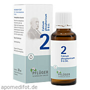 Bild für Biochemie Pflüger Nr. 2 Calcium phosphoricum D 6 - 30 Milliliter von A.Pflüger GmbH & Co. KG Bild für Bild für Biochemie Pflüger Nr. 2 Calcium phosphoricum D 6 - 30 Milliliter von A.Pflüger GmbH & Co. KG