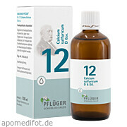 Bild für Biochemie Pflüger Nr. 12 Calcium sulfuricum D 6 - 100 Milliliter von A.Pflüger GmbH & Co. KG Bild für Bild für Biochemie Pflüger Nr. 12 Calcium sulfuricum D 6 - 100 Milliliter von A.Pflüger GmbH & Co. KG