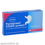 Bild für Pantoprazol STADA protect 20mg magensaftres.Tabl. - 14 Stück von STADAPHARM GmbH Bild für Bild für Pantoprazol STADA protect 20mg magensaftres.Tabl. - 14 Stück von STADAPHARM GmbH