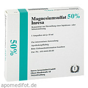Magnesiumsulfat 50% Inresa Inresa Arzneimittel GmbH