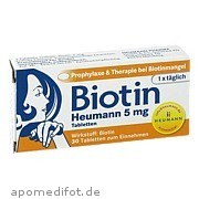 Biotin Heumann 5mg Tabletten Heumann Pharma GmbH & Co.  Generica Kg
