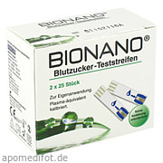 Bionano Blutzucker - Teststreifen Imaco GmbH