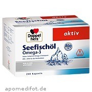 Doppelherz Seefischöl Omega - 3 800mg Queisser Pharma GmbH & Co.  Kg