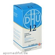 Bild für Bild für BIOCHEMIE DHU 12 Calcium sulfuricum D 6 Tabl. - 420&nbsp;Stück von DHU-Arzneimittel GmbH & Co. KG