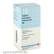 Bild für Bild für BIOCHEMIE DHU 18 Calcium sulfuratum D 6 Tabl. - 420&nbsp;Stück von DHU-Arzneimittel GmbH & Co. KG