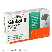 Ginkobil ratiopharm 120 mg Filmtabletten ratiopharm GmbH