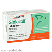 Ginkobil ratiopharm 120 mg Filmtabletten ratiopharm GmbH