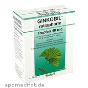 Ginkobil - ratiopharm Tropfen 40mg ratiopharm GmbH