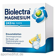 Bild für Bild für Biolectra Magnesium 243 forte Zitrone - 20&nbsp;Stück von HERMES Arzneimittel GmbH
