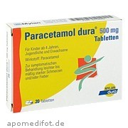 Paracetamol dura 500mg Tabletten Mylan dura GmbH