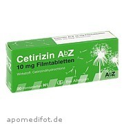 Cetirizin AbZ 10mg Filmtabletten AbZ Pharma GmbH