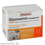 Glucosamin - ratiopharm 1500mg Beutel ratiopharm GmbH