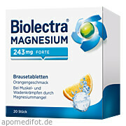 Bild für Bild für Biolectra Magnesium 243 forte Orange - 20&nbsp;Stück von HERMES Arzneimittel GmbH