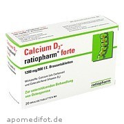 Calcium D3 - ratiopharm forte ratiopharm GmbH