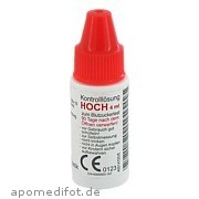 Gluco - test Plus Kontrolllösung hoch Aristo Pharma GmbH