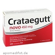 Crataegutt Novo 450mg Dr. Willmar Schwabe GmbH & Co. Kg