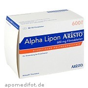 Alpha Lipon Aristo 600mg Filmtabletten Aristo Pharma GmbH