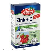 Abtei Zink  +  C mit Roten Beeren Omega Pharma Deutschland GmbH