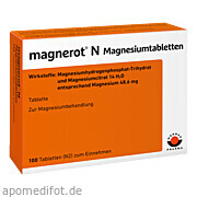 magnerot N Magnesiumtabletten Wörwag Pharma GmbH & Co.  Kg