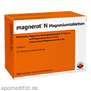 magnerot N Magnesiumtabletten Wörwag Pharma GmbH & Co.  Kg