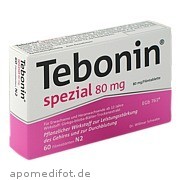 Bild für Tebonin spezial 80mg - 60 Stück von Dr.Willmar Schwabe GmbH & Co.KG Bild für Bild für Tebonin spezial 80mg - 60 Stück von Dr.Willmar Schwabe GmbH & Co.KG