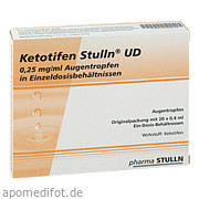 Bild für Ketotifen Stulln UD Augentropfen - 20X0.4 Milliliter von PHARMA STULLN GmbH Bild für Bild für Ketotifen Stulln UD Augentropfen - 20X0.4 Milliliter von PHARMA STULLN GmbH