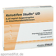 Bild für Ketotifen Stulln UD Augentropfen - 10X0.4 Milliliter von PHARMA STULLN GmbH Bild für Bild für Ketotifen Stulln UD Augentropfen - 10X0.4 Milliliter von PHARMA STULLN GmbH